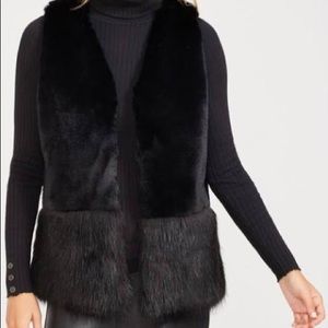 J. McLaughlin Faux Fur Vest